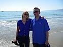 Ann and me on the beach in Santa Monica
